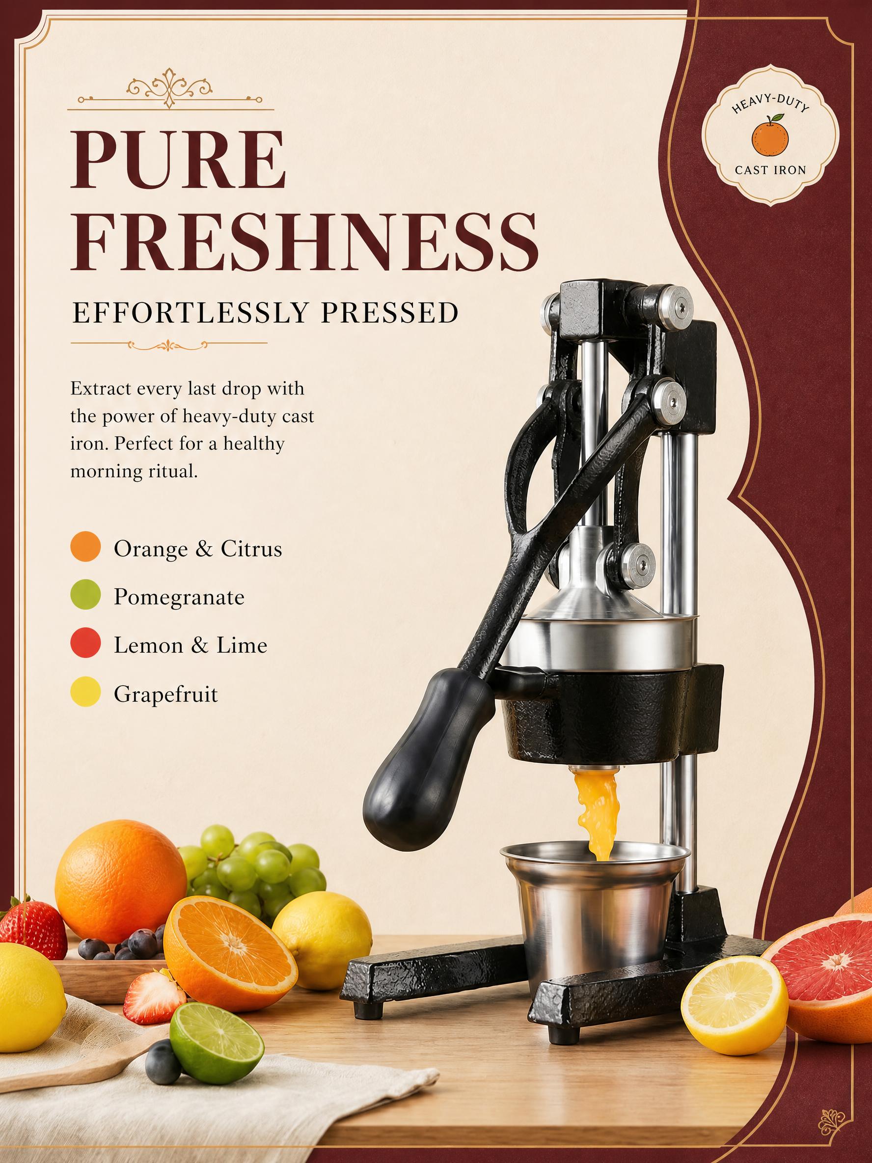 Spremiagrumi Manuale, Spremiag - Citrus Juicer Bar recensione e prezzo
